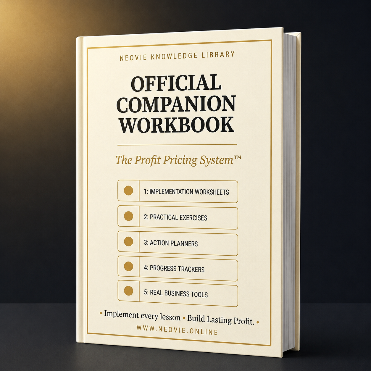 Official Companion Workbook cover mockup