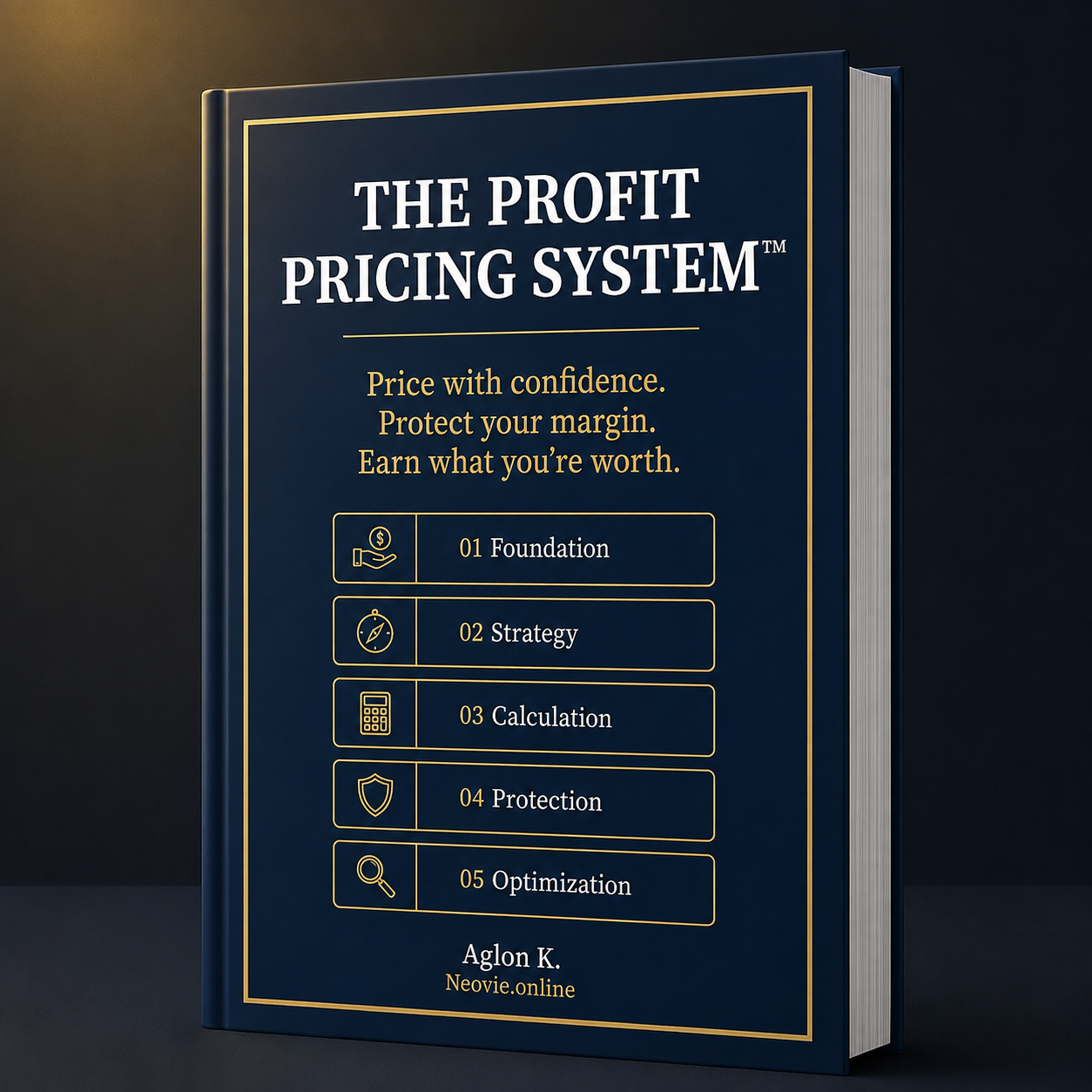 The Profit Pricing System book cover mockup